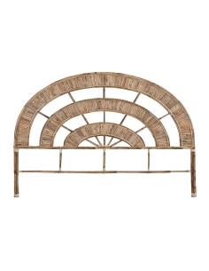 Cabecero de cama en ratán diseño 3 franjas