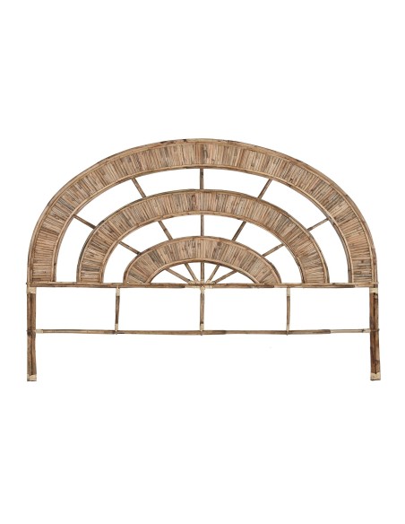 Cabecero de cama en ratán diseño 3 franjas