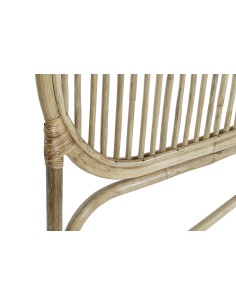 Cabecero de cama de ratán diseño doble altura 2