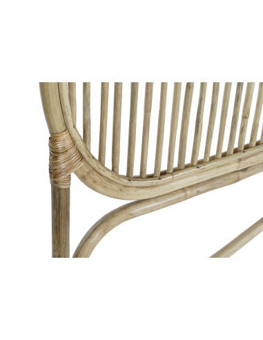 Cabecero de cama de ratán diseño doble altura