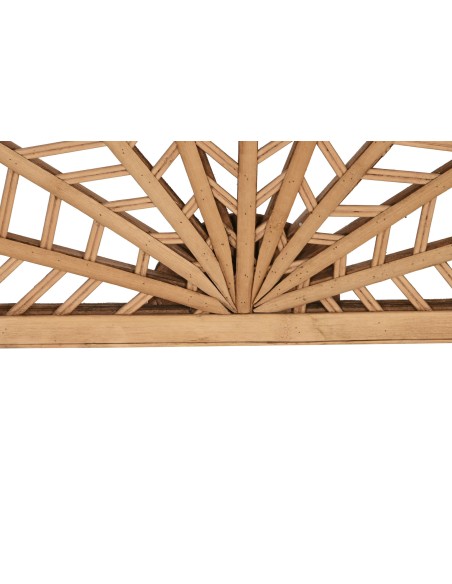 Cabecero de cama de bambú marrón claro