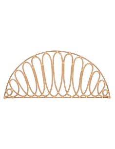 Cabecero de cama de bambú y ratán natural