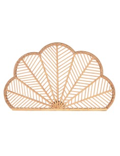 Cabecero de cama de bambú color natural