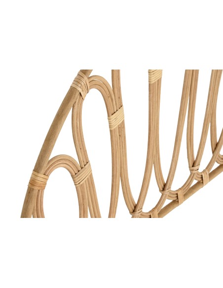 Cabecero de cama de bambú natural