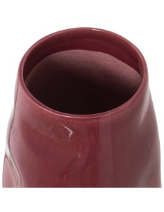 Jarrón pequeño de cerámica en rosa tricolor 2