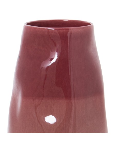 Jarrón pequeño de cerámica en rosa tricolor