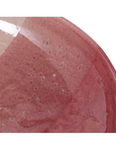 Centro de cerámica en rosa tricolor