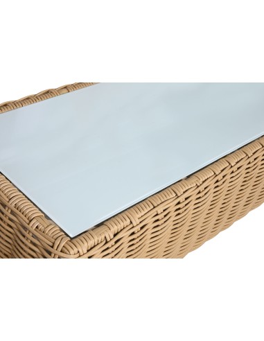 Conjunto de jardín de ratán 4 pzas