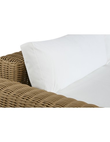 Conjunto de jardín de ratán 4 pzas