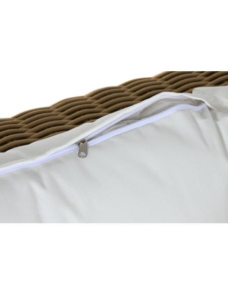 Conjunto de jardín de ratán 4 pzas