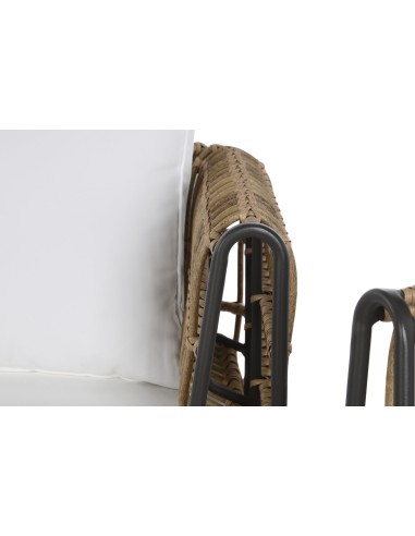 Conjunto terraza 4 pzas de ratán sintético