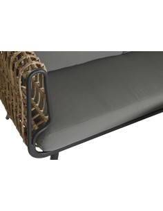 Conjunto terraza 4 pzas de ratán sintético 2