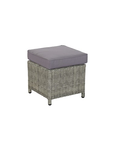 Conjunto de Jardín Sofá, Mesa y 2 taburetes Ratán