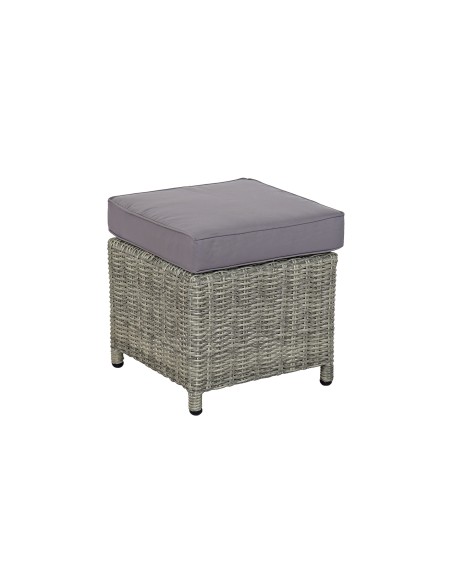 Conjunto de Jardín Sofá, Mesa y 2 taburetes Ratán