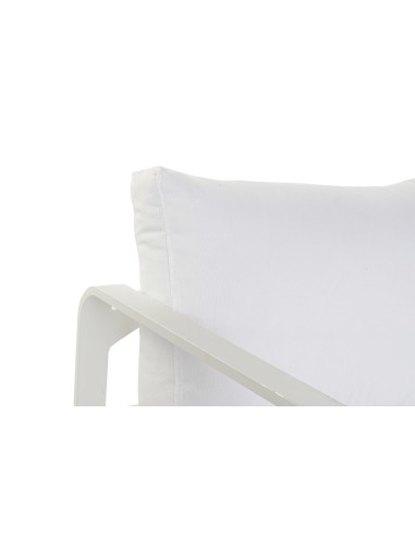 Conjunto de Jardín Sofá, Sillones y Mesa Blanco