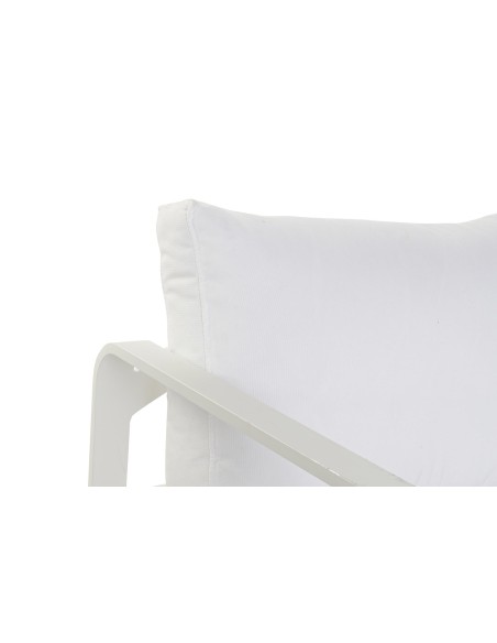 Conjunto de Jardín Sofá, Sillones y Mesa Blanco