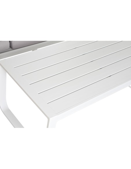 Conjunto de Jardín Sofá, Sillones y Mesa Gris