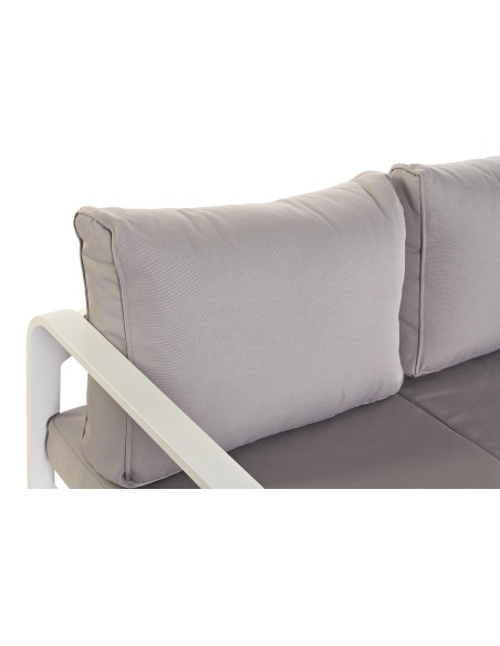 Conjunto de Jardín Sofá, Sillones y Mesa Gris