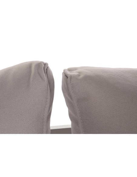 Conjunto de Jardín Sofá, Sillones y Mesa Gris