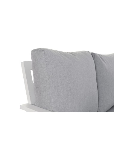 Conjunto de Jardín Sofá rinconera y Mesa gris