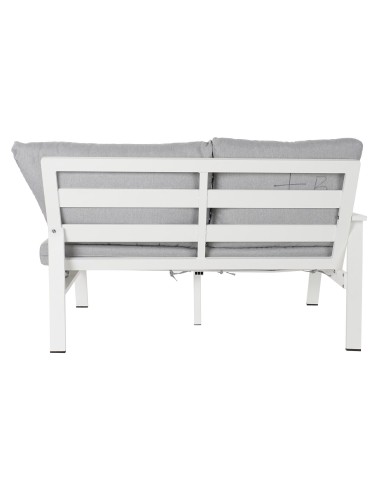 Conjunto de Jardín Sofá rinconera y Mesa gris