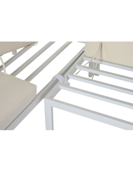 Conjunto de Jardín con Sofá rinconera y Mesa M1