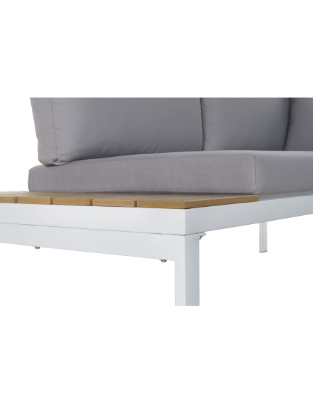 Conjunto de Jardín Sofá rinconera y Mesa M2