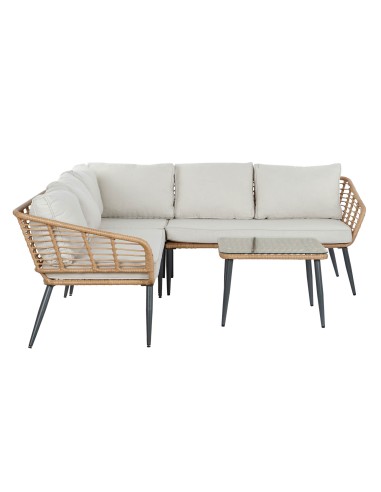 Conjunto de jardín 4 pzas sintético