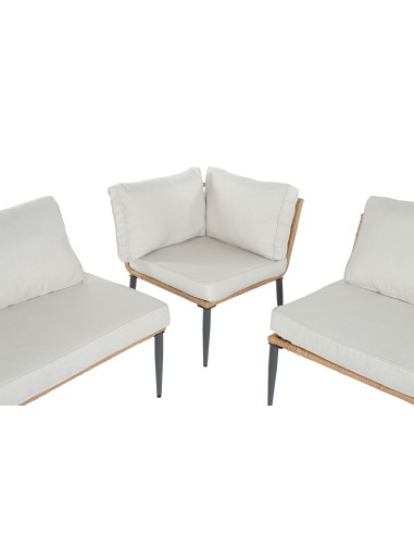 Conjunto de jardín 4 pzas sintético