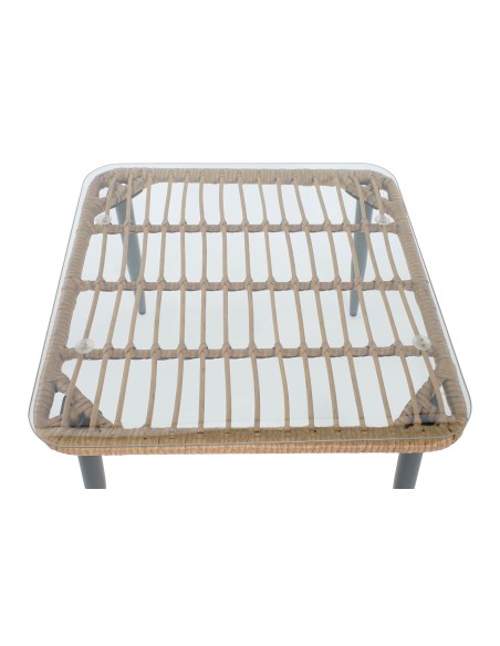 Conjunto de jardín 4 pzas sintético