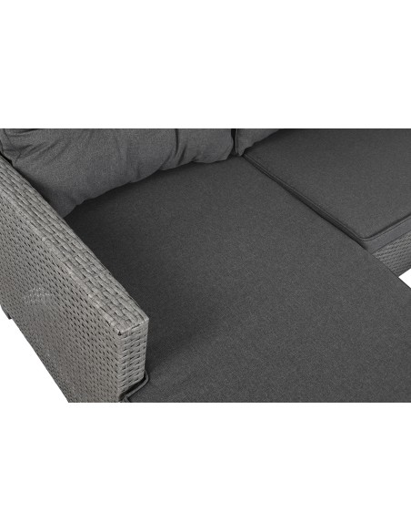 Conjunto de jardín 4 pzas de ratán sintético