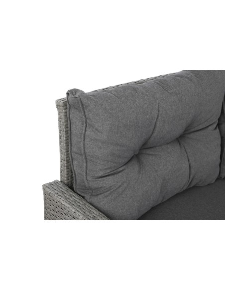 Conjunto de jardín 4 pzas de ratán sintético