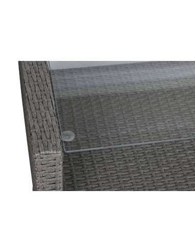 Conjunto de jardín 4 pzas de ratán sintético