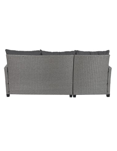 Conjunto de jardín 4 pzas de ratán sintético