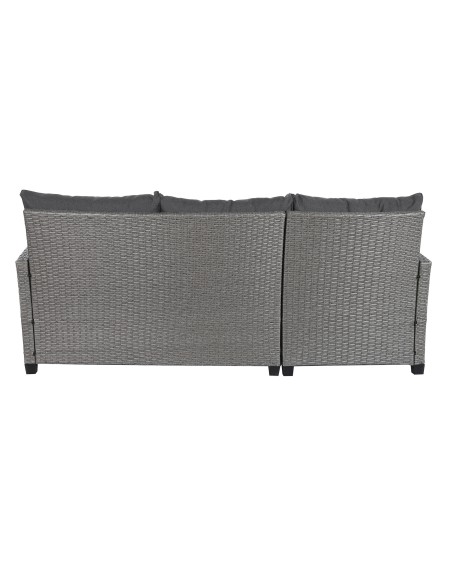 Conjunto de jardín 4 pzas de ratán sintético