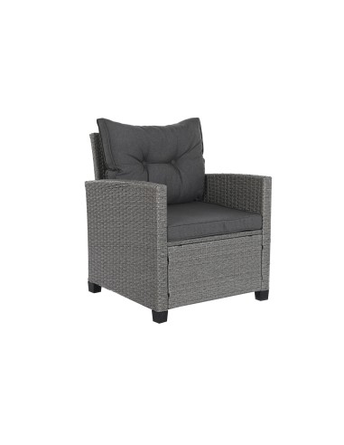 Conjunto de jardín 4 pzas de ratán sintético