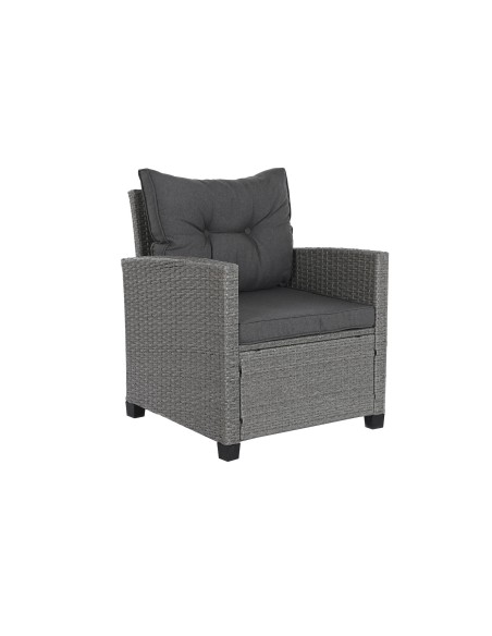 Conjunto de jardín 4 pzas de ratán sintético