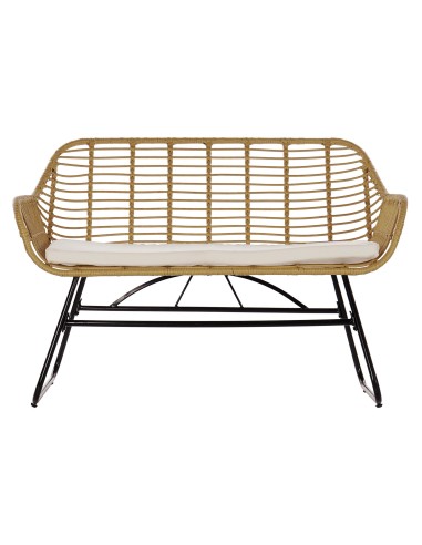 Conjunto jardín 4 pzas ratán natural