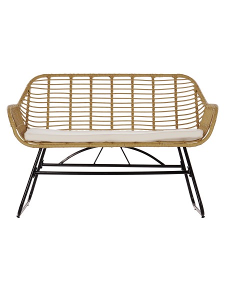 Conjunto jardín 4 pzas ratán natural