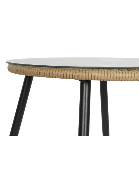 Conjunto de jardín 3pzas ratán sintético