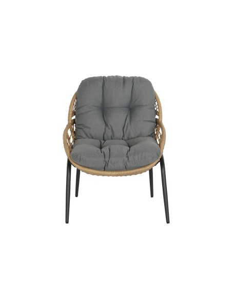 Conjunto de jardín 3pzas ratán sintético