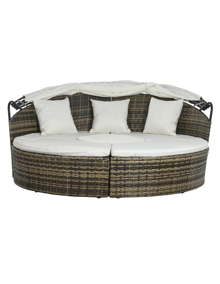 Cama chill out de ratán sintético