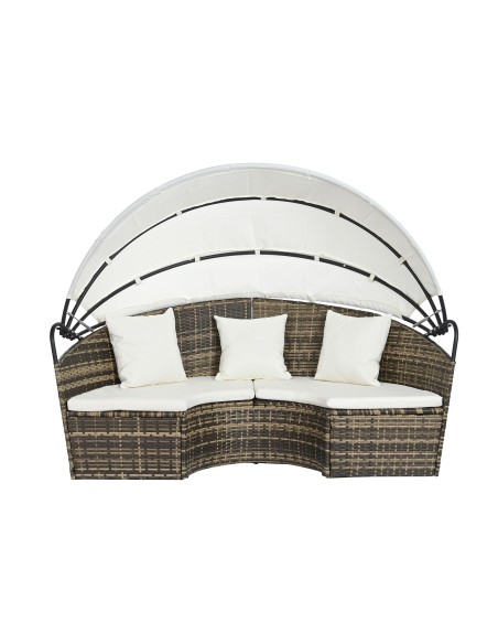 Cama chill out de ratán sintético