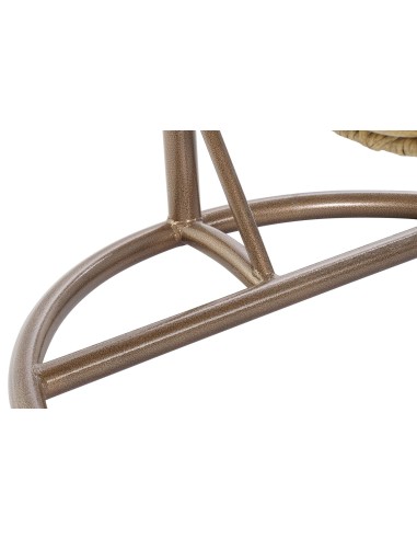 Sillón jardín colgante de aluminio y ratán...