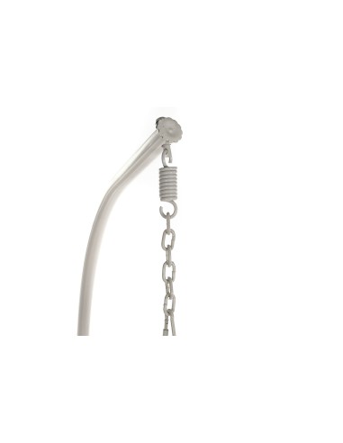 Sillón colgante de aluminio y ratán sintético...