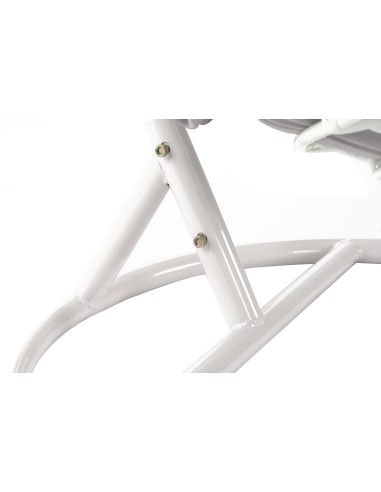 Sillón colgante de aluminio y ratán sintético...