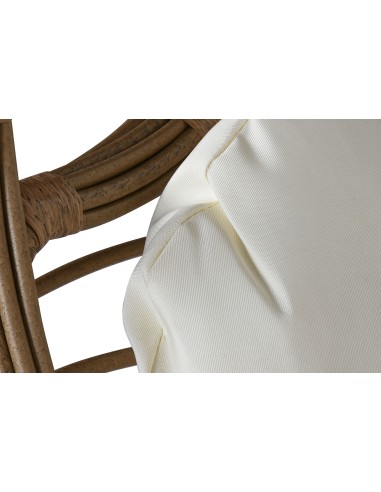 Sillón jardín colgante ratán natural sin base.