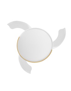 Ventilado de techo blanco/haya con luz led 2