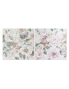 Cuadro lienzo de flores 80*80cm