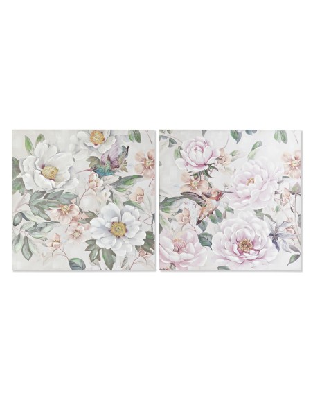 Cuadro lienzo de flores 80*80cm